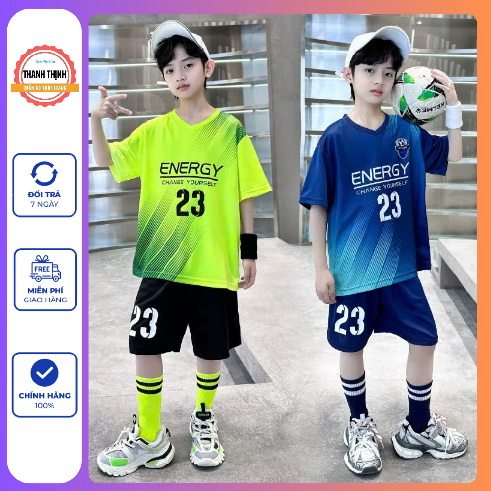 (14-52kg) Bộ quần áo mùa hè dành cho bé trai 14-52kg mẫu BỘ SỐ 23. Chất liệu co dãn thoáng mát. H11