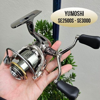 Máy Câu Cá Yumoshi SE2500S SE3000 SE4000 Cối Nông Kim Loại Tay Quay Đôi Siêu Êm