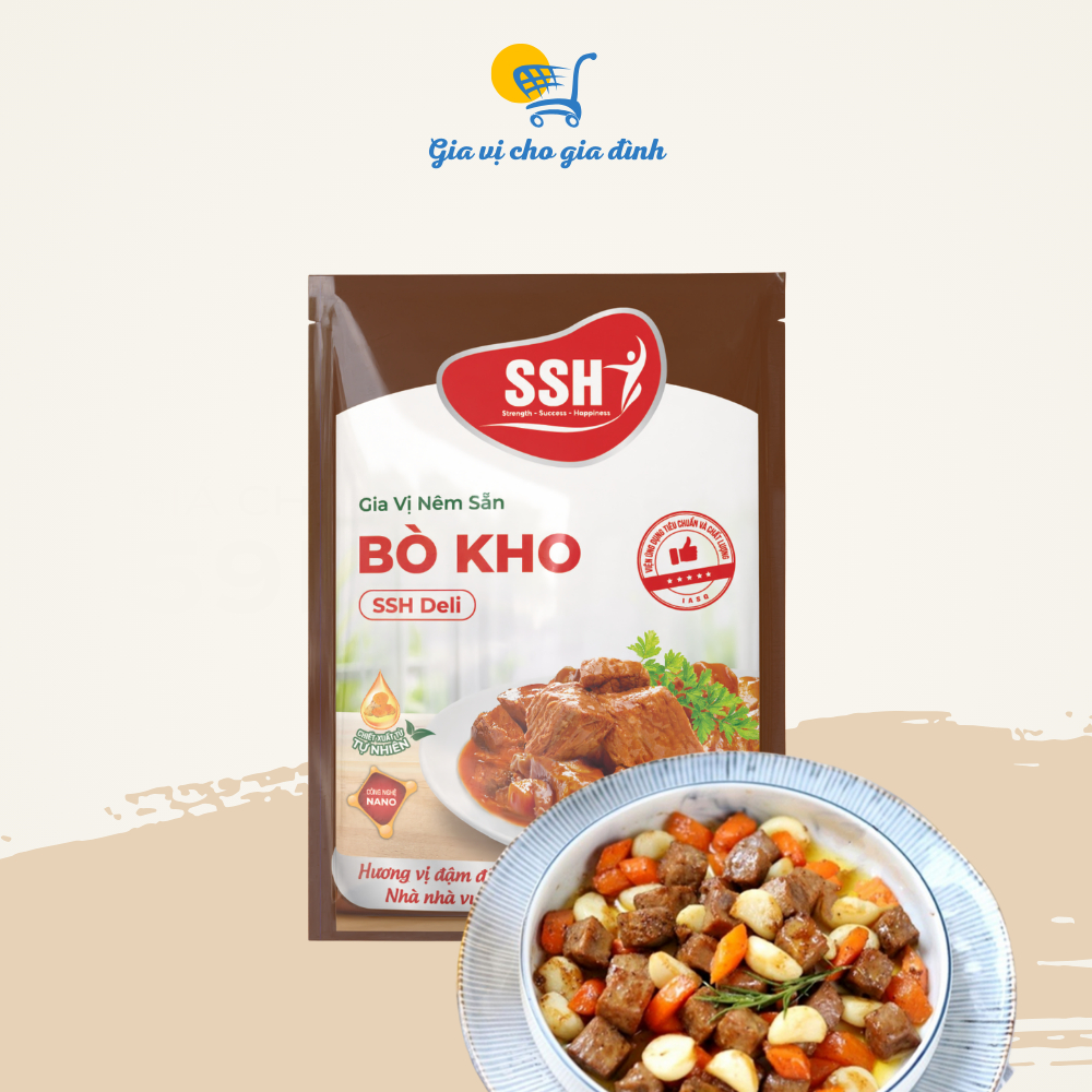 Gia Vị Nêm Sẵn Bò Kho SSH Deli 32g