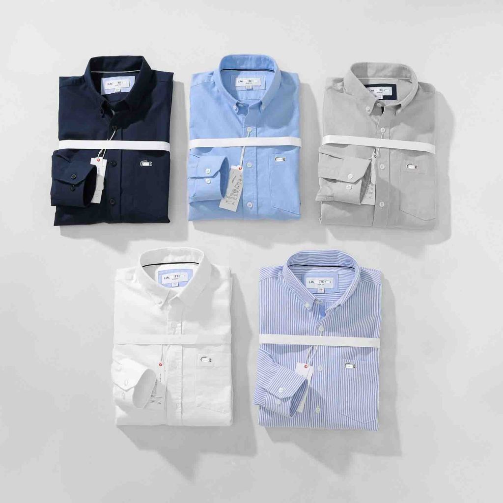  Áo Sơ Mi Nam Oxford Dài Tay SM73 LCS Form Slim-Fit chất vải Oxford thấm hút mồ hôi Hàng VNXK - Tuantustore 