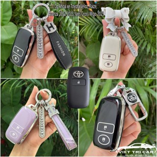  Ốp khoá xe Toyota Veloz Raize Avanza 2022-2025,Yaris Cross Wigo 2022-2025 TPU cao cấp vỏ bọc bảo vệ chìa khóa 