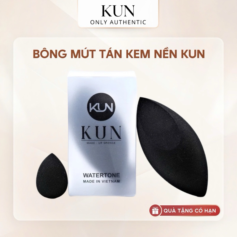 Bông mút tán kem nền mỏng mịn KUN không bị hút nền