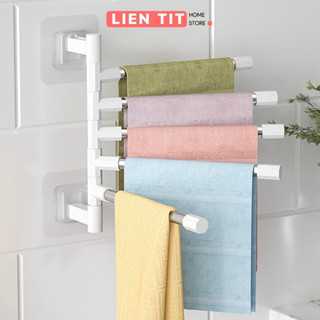  Giá Treo Khăn Nhà Tắm Bằng Thép Không Gỉ Xoay 180 Độ Thanh Treo Đồ Đa Năng 2 3 4 5 Nhánh 