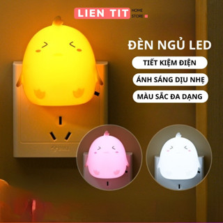  Đèn Ngủ Led Ánh Sáng Dịu Nhẹ Tiết Kiệm Điện Bóng Ngủ Cute Mini Dễ Thương Cắm Điện Trực Tiếp 