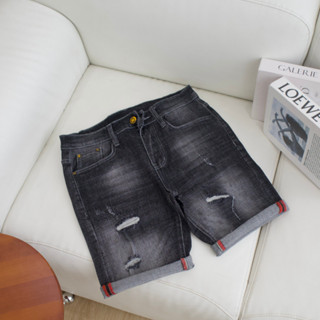 Quần Short Jean Nam JS114 Cao Cấp – Form Ngắn Trên Gối, Chống Bay Màu, quần jean nam ngắn Dày Dặn, Thoải Mái Mặc Hè