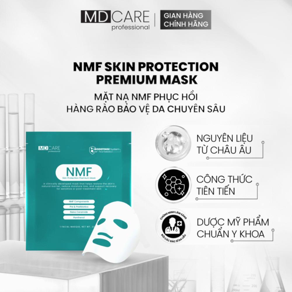Ảnh 2 của Mặt Nạ MD CARE NMF SKIN Protection Premium Mask Cấp Ẩm, Cân Bằng Lợi Khuẩn, Phục Hồi