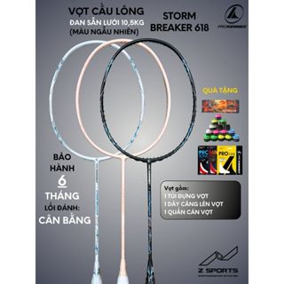  Vợt cầu lông ProKennex StormBreaker 618 chính hãng căng 10.5kg tặng túi đựng & quấn cán vợt cầu lông 