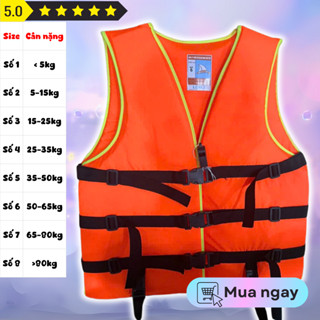 (Hàng loại 1) Áo phao bơi cao cấp áo phao cứu hộ, áo phao tập bơi mọi lứa tuổi trẻ em người lớn
