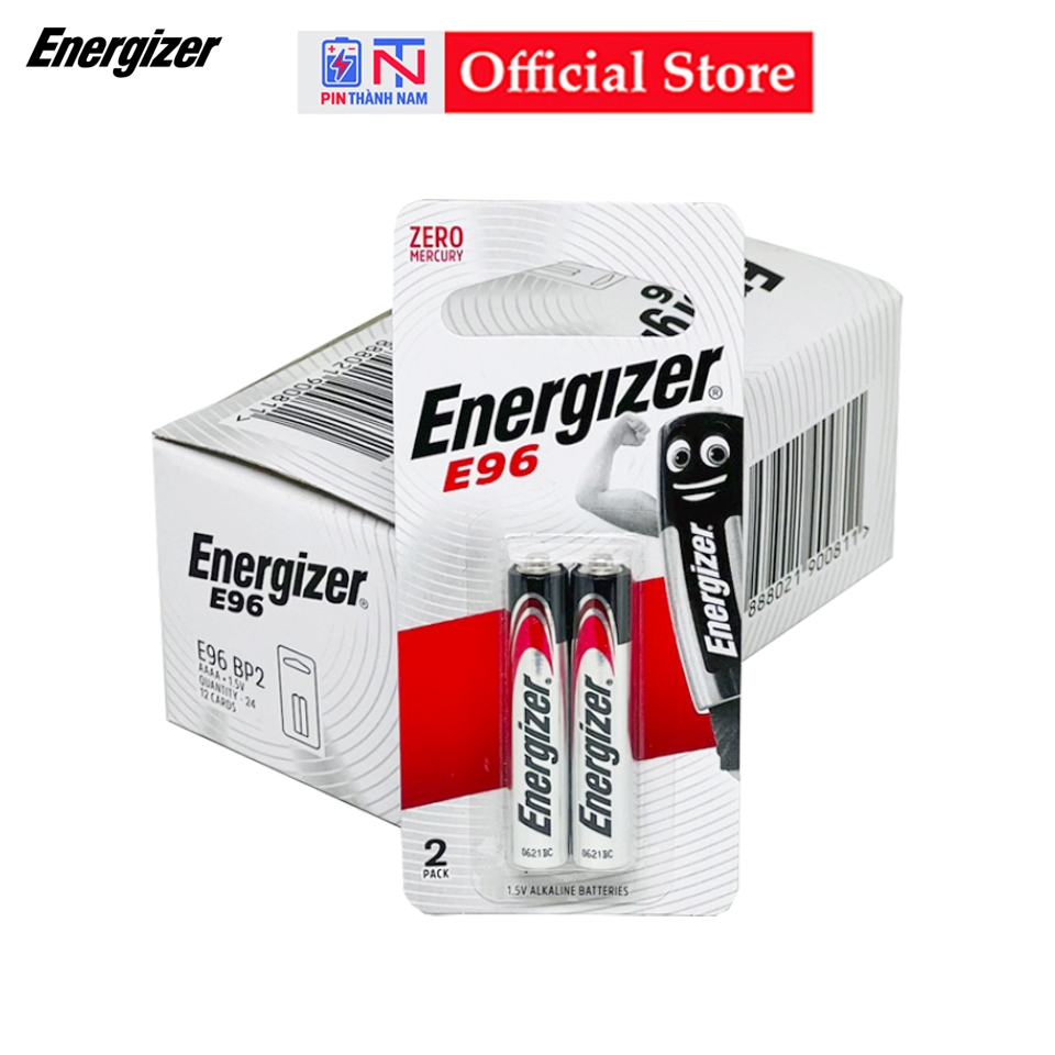 Pin AAAA ( Pin 4A ) Energizer 1,5V Vỉ 2 Viên Chính Hãng Thay Bút Trình Chiếu