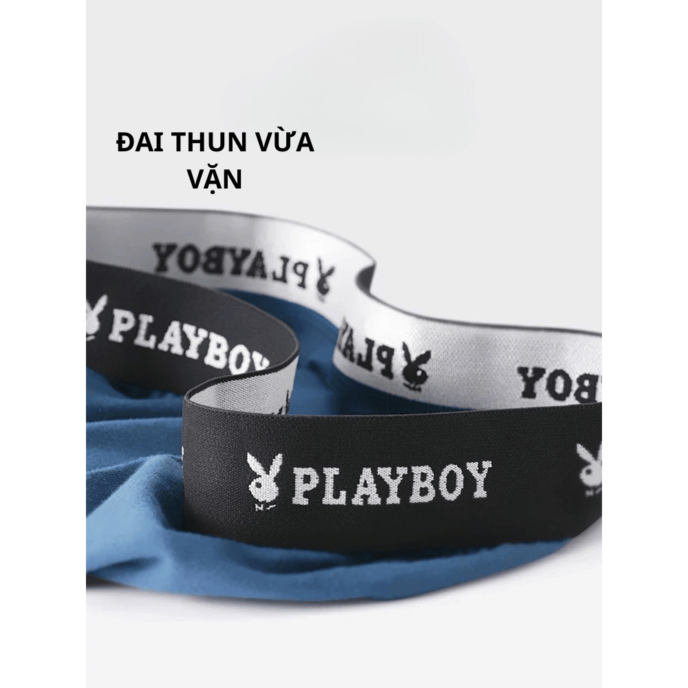 Quần lót nam underwear trunk boxer PlayBoy Basic chính hãng nội địa.