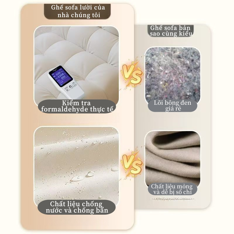 (Giao hàng trong ngày)Ghế lưng đơn Người Lười Sofa Ghế da giả có thể ngủ tatami , Phù Hợp Cho Phòng Khách Ban Công Phòng | BigBuy360 - bigbuy360.vn