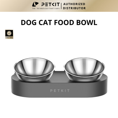 Bát Ăn Đôi Inox Petkit Nghiêng 15 Độ Chống Gù