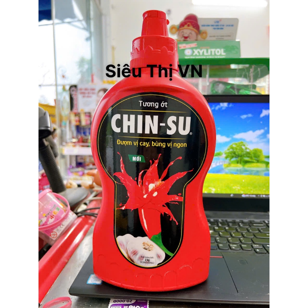 Tương Ớt Chin-Su Chai 2kg loại lớn