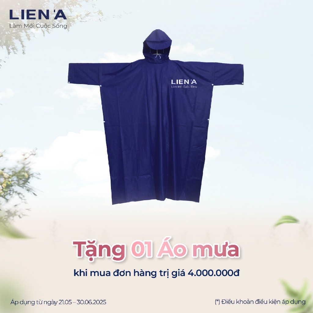 [Quà tặng không bán] Áo Mưa Liên Á
