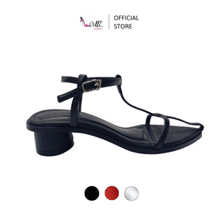  LOVIIECORNER - GIÀY SANDAL CAO GÓT NỮ - SANDAL NỮ ĐẾ VUÔNG 3 PHÂN MŨI NHỌN - GIÀY SANDAL PHONG CÁCH THỜI TRANG GGG230822 