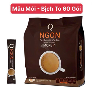 Cà phê sữa Ngon Trần Quang bịch lớn (60 gói dài * 20g) 1,2KG