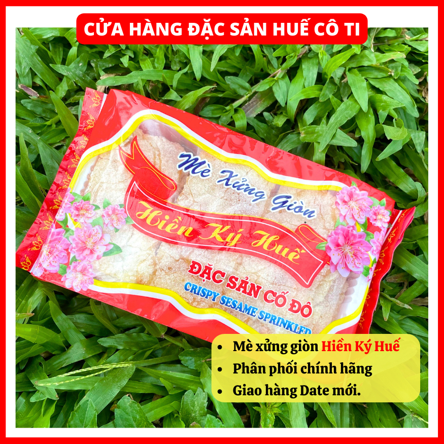Kẹo Mè Xửng Hiền Ký Huế Gói 160g, Mè Xửng Giòn, Đặc Sản Huế