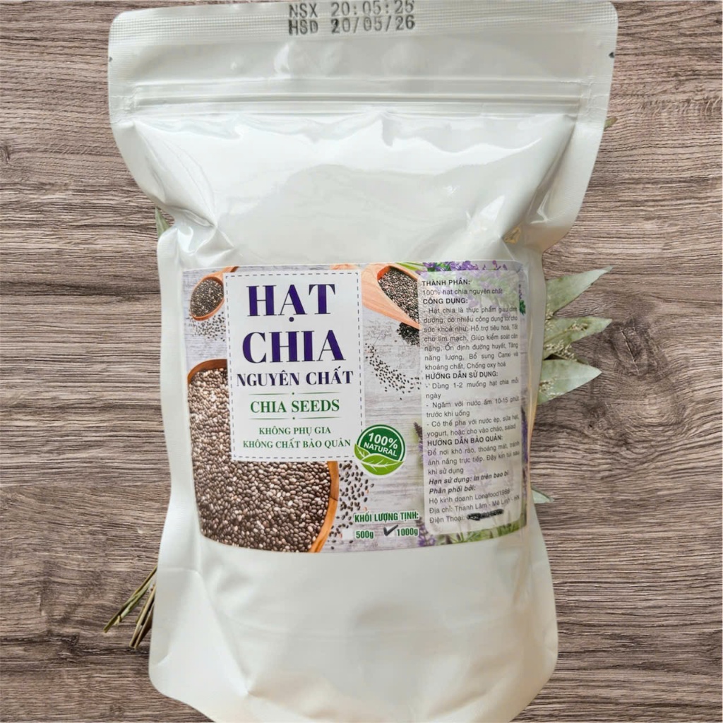 Hạt chia tím 1kg