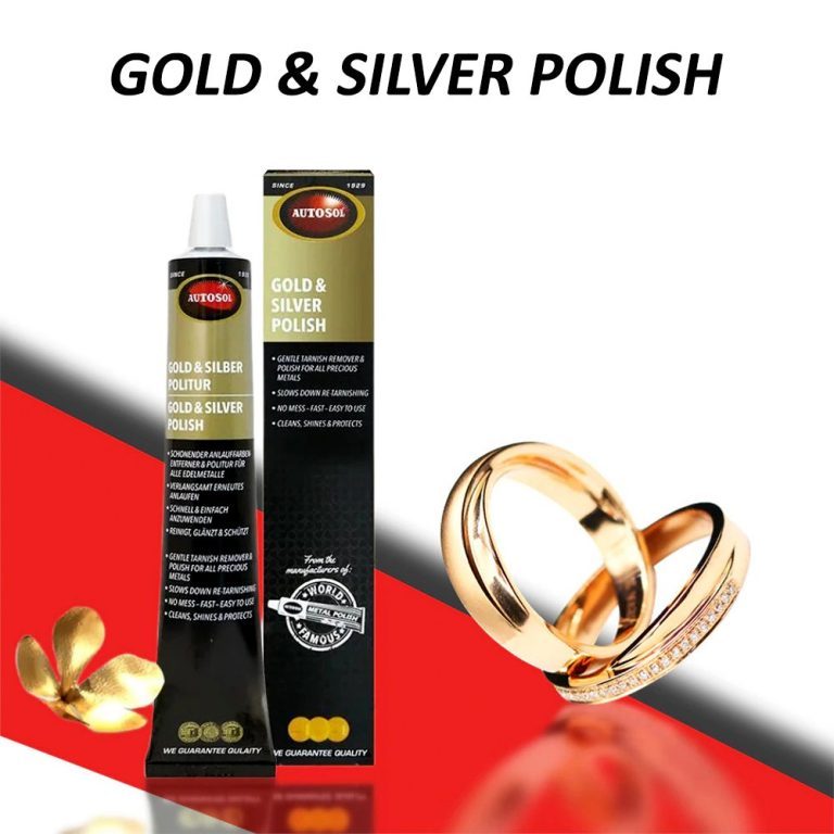 Kem Đánh Bóng Vàng Bạc Autosol Gold & Silver  75ml Hàng Chính Hãng