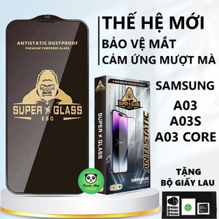 Kính cường lực cao cấp Samsung A03 / A03s / A03 CORE core cảm ứng mượt mà, full màn-Panda