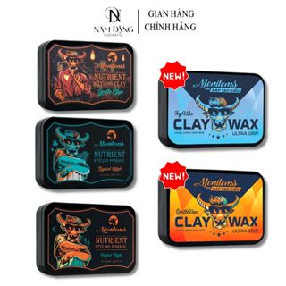 Sáp vuốt tóc Menitems Clay Wax Ultra Grip 90g, Perfect Night, Tropical Wind, Gentle Blue 50g-100g