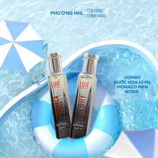 Combo Nước hoa Nam Mini Chính Hãng Monaco Men 10ml + Noire 10ml Hương Thơm Nam Tính, Quý Tộc - LUA Perfume