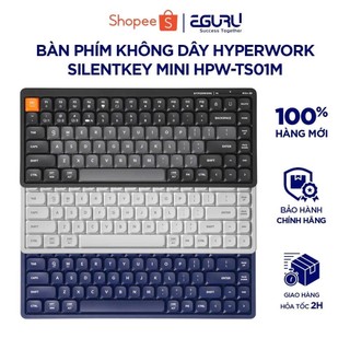 Bàn phím không dây HyperWork SilentKey Mini | TS01M