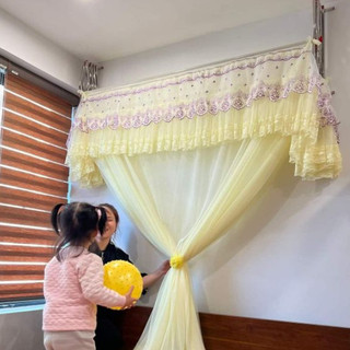 Màn Khung Xếp Gọn Tuyn Lạnh Cao Cấp Loại 1, Trọn Bộ Khung Màn Inox Bền Chắc - Xường Màn Thu Thảo