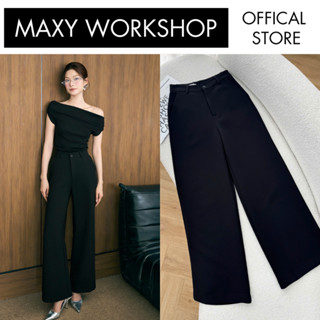 Quần tây ống suông cạp cao nữ tôn eo Classic Culottes Maxy Workshop