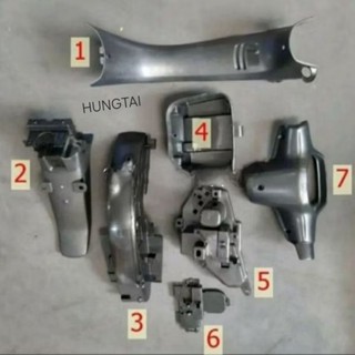  Bộ 7 nhựa nhám đen áo xe WAVE Thái ALPHA ZX... zin Honda 