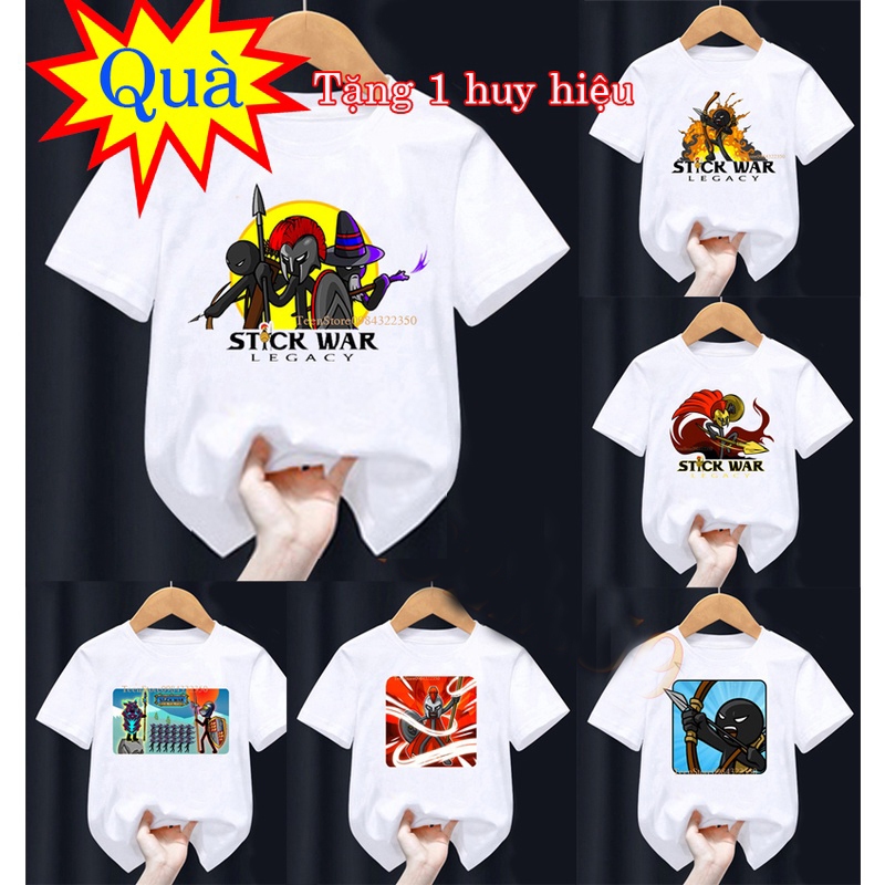 Áo thun game Stick War  Legacy  Đại chiến người que