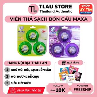 Viên thả xả bồn cầu Maxa Thái Lan chính hãng khử mùi hôi, hương thơm tự nhiên thanh mát - TLAU Store