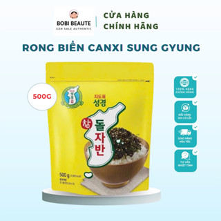 [Hàng Công Ty] Rong canxi Hàn Quốc, rong biển Sung Gyung túi vàng 500g,rong biển trộn cơm ăn liền