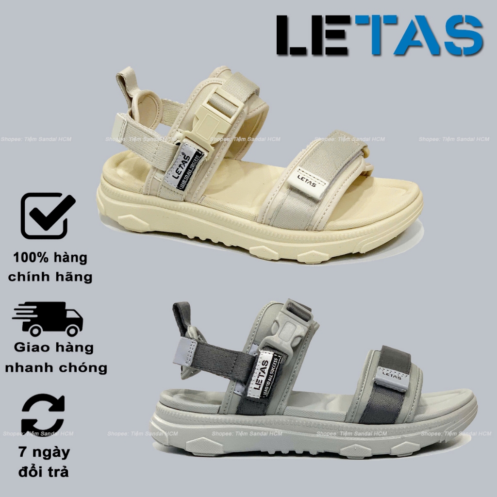 Giày sandal Hiệu LETAS cho Nam Nữ đi học/ đi làm/ đi chơi D725