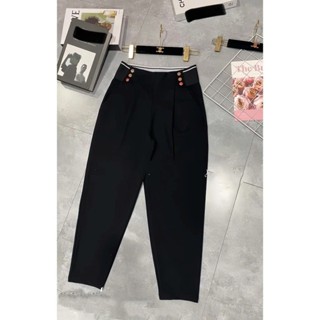 Quần Baggy Nữ UMI Hàn Bigsize 6 Cúc, Cạp Chun Cao 10cm, Co Giãn 4 Chiều Thoải Mái Thời Trang