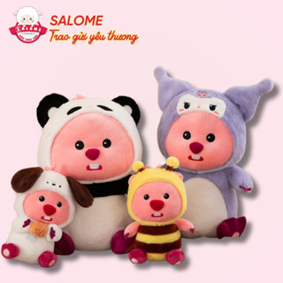  Gấu Bông Loopy Con Hải Ly Loopy Cosplay Gấu Dâu Ong Vàng Hoạt Hình Pororo Dễ Thương Cute SALOME 