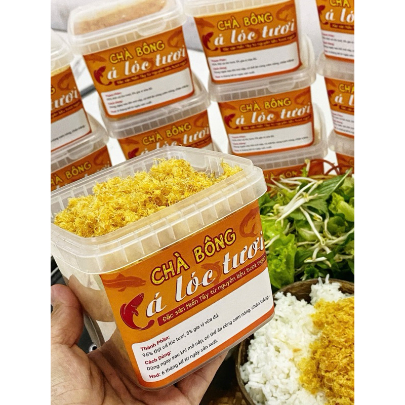 136K Hủ 250g chà bông cá lóc đồng miền tây
