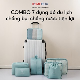 COMBO 7 Túi Đựng Đồ Đi Du Lịch Đa Năng Túi Đựng Quần Áo Đồ Cá Nhân Xếp Vali Đi Dã Ngoại Tiện Lợi