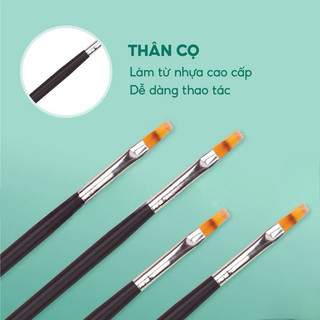 Cọ ombre mái thưa - Cọ nails trang trí dành cho thợ làm móng