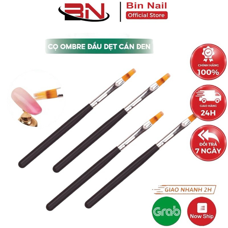 Cọ ombre mái thưa - Cọ nails trang trí dành cho thợ làm móng