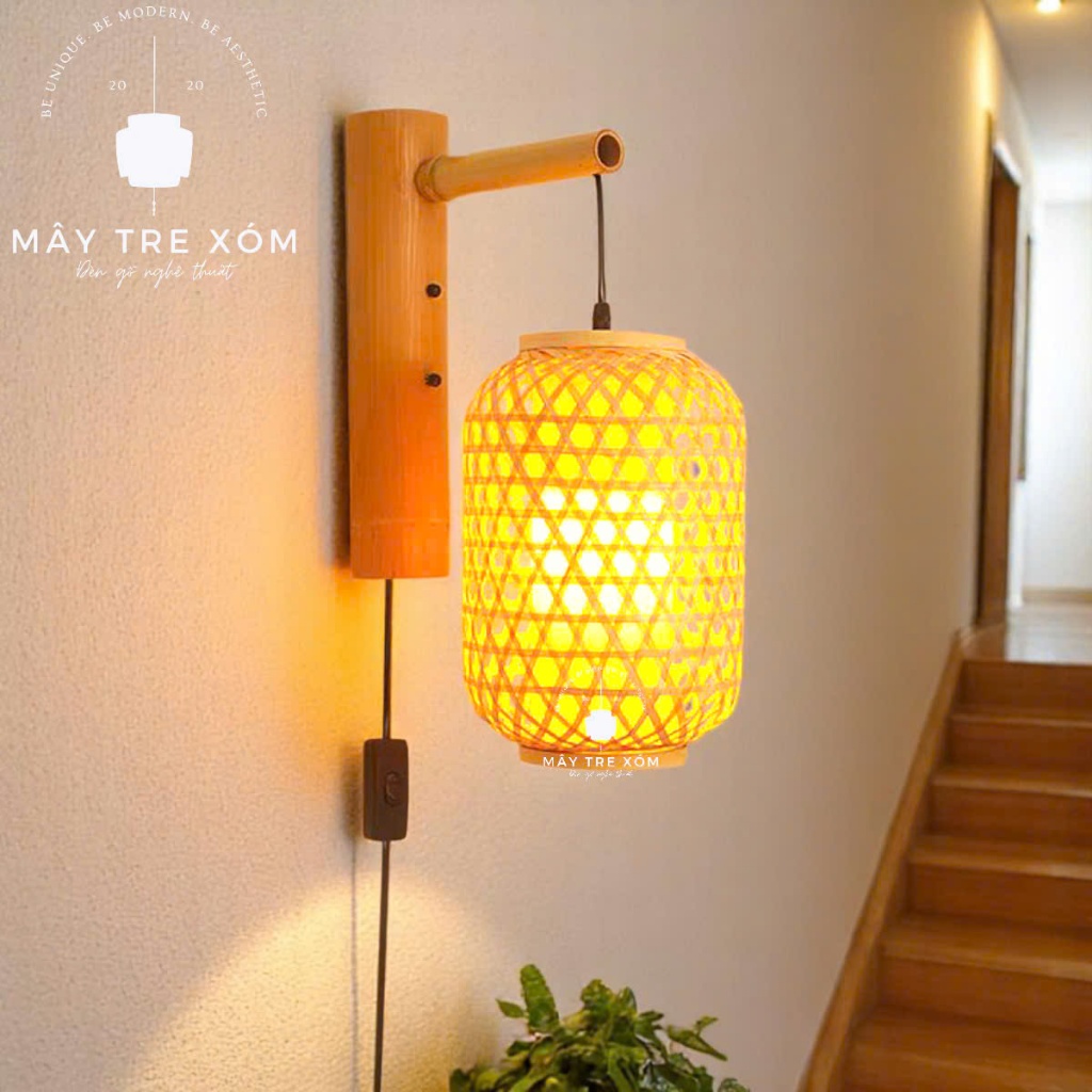 đèn tre trang trí thả trần