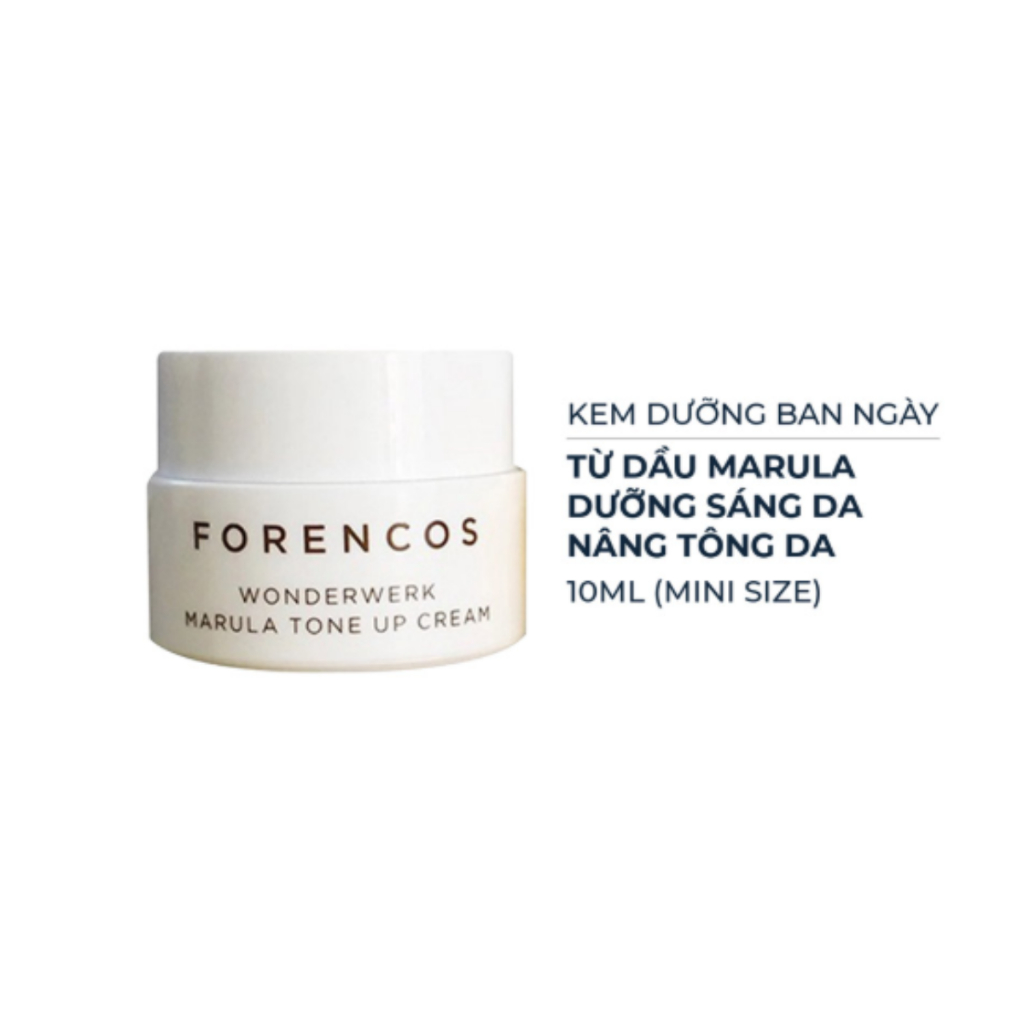 [Mini 10ml] Kem Dưỡng Trắng Da Forencos Wonderwerk Marula Tone Up/ Wonderwerk Marula/Peptide Redensi