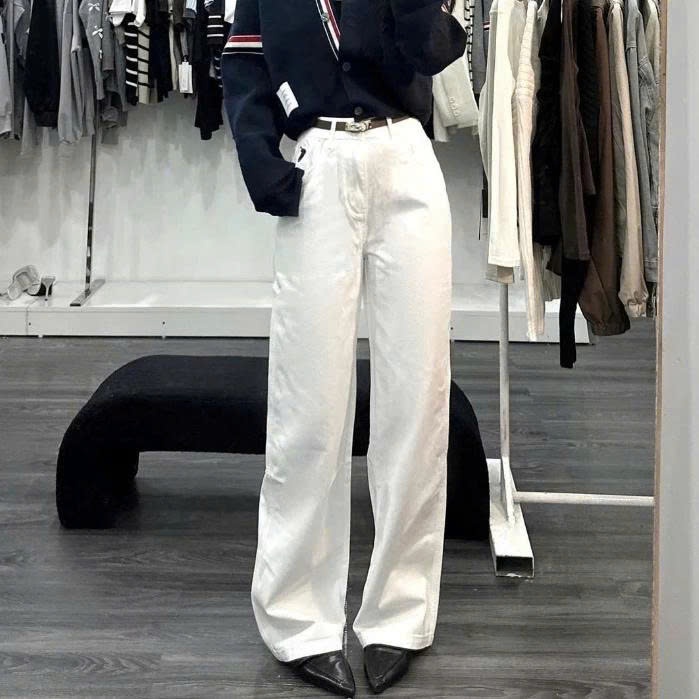 Quần jeans trơn ống suông basic 168.fashion 7397/7443/7724/7448/7788 | BigBuy360 - bigbuy360.vn