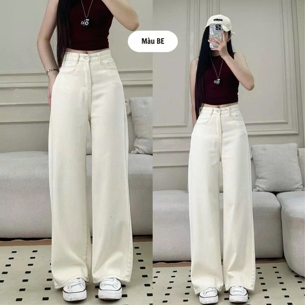 Quần jeans trơn ống suông basic 168.fashion 7397/7443/7724/7448/7788 | BigBuy360 - bigbuy360.vn
