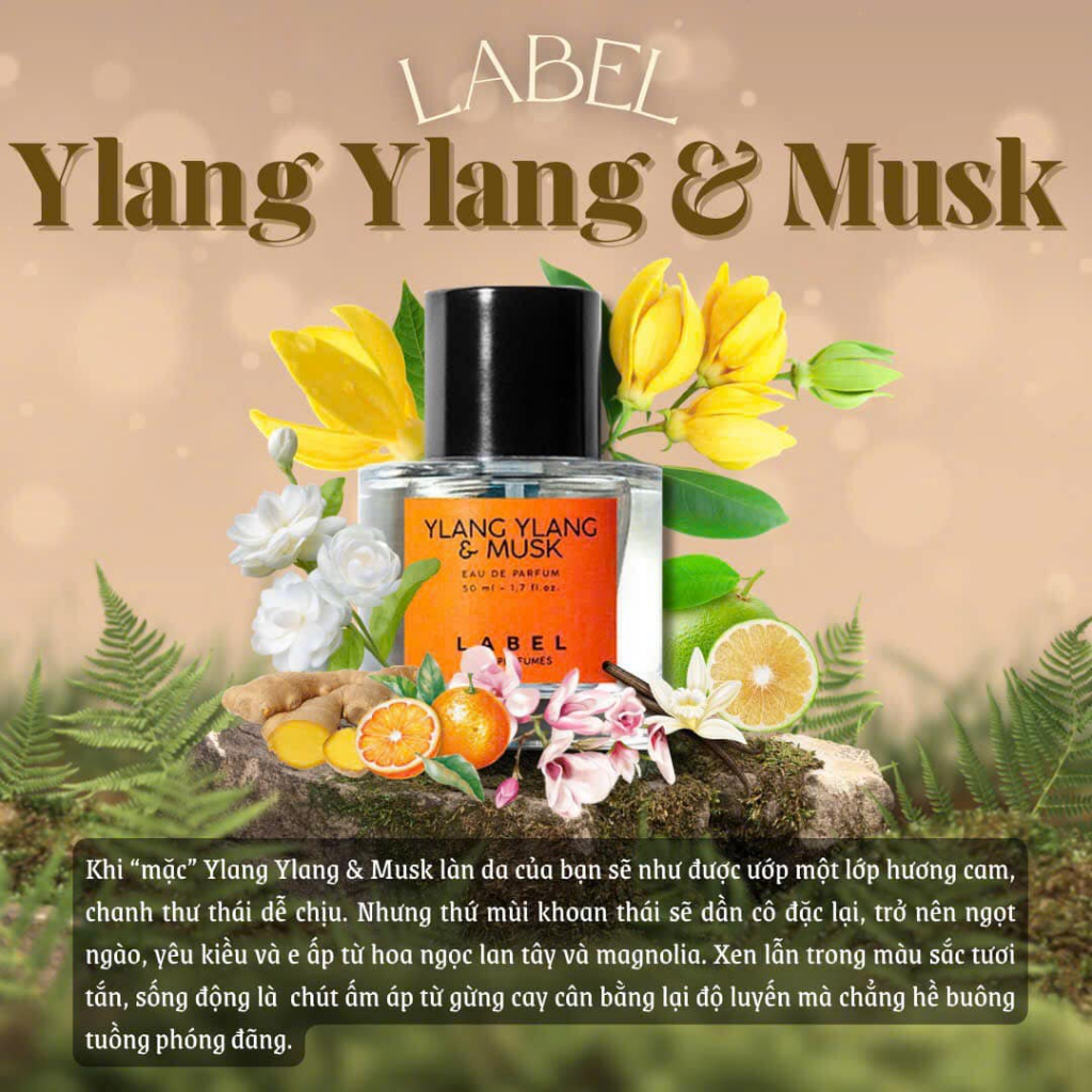 LABEL PERFUMES: YLANG YLANG & MUSK
