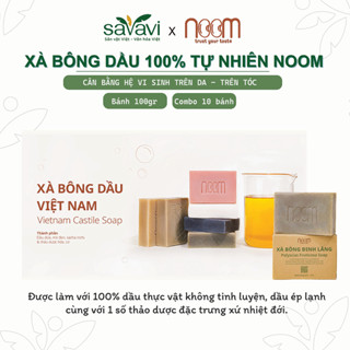 [Hoả tốc HN] Xà bông dầu thảo dược tự nhiên Noom cân bằng hệ vi sinh trên da và tóc