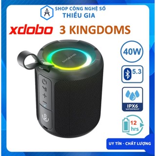  Loa Bluetooth 5.3 Xdobo 3 Kingdoms Công Suất 40W Có Đèn RGB, Hỗ Trợ Thẻ TF USB Có móc treo 