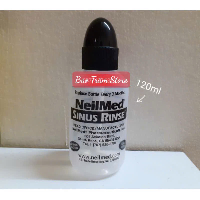Bình rửa mũi neilmed trẻ em 120ml (hàng tách sét)