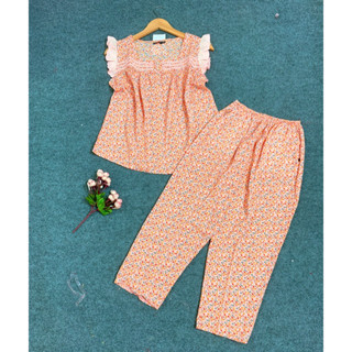 Đồ bộ nữFREESHIP quần 9 tấc vải lụa mango mềm, mịn, mặc mát hợp thời trang ng