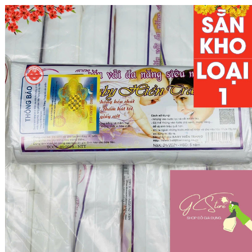COMBO 10 BỊCH Khăn Khô Đa Năng Hiền Trang 200gr - Hàng Loại 1